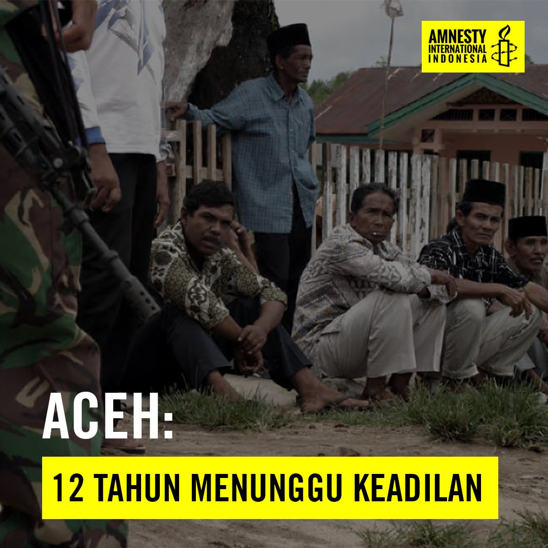 Sudah 12 tahun sejak konflik Aceh berakhir namun keadilan belum juga diperoleh para korban. Harus sampai kapan? bit.ly/12TahunAceh
