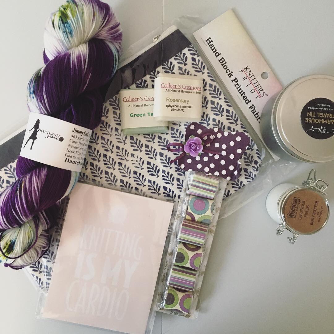 Woolswap's tweet photo. There is a purple theme going on with this fantastic Woolswap parcel. Next round open again on the 1st September. 💜💜💟#Woolswap https://t.co/R4ARrZMmkf
