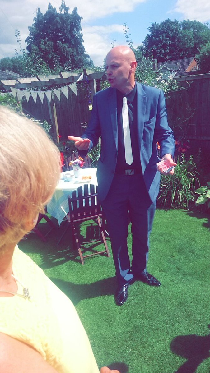 stuvr6's tweet photo. Many thanks to @DavidFoxMagic  for the first class entertainment at my parents 70th! Great guy and a quality magician 👍 https://t.co/qZwZKdzgJU