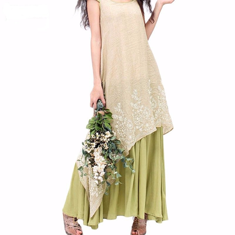Victoriaswing's tweet photo. victoriaswing Summer Casual Loose O Neck Short Sleeve Floral Embroidery Long Maxi Dress Vintage Vestidos  Quality-https://t.co/JyjClQTZpf https://t.co/IB4X6zHito