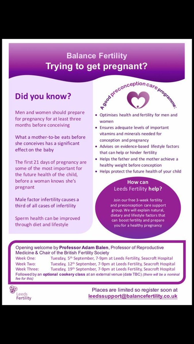 Ellissa Baskind On Twitter How To Maximise Pre Conception - 