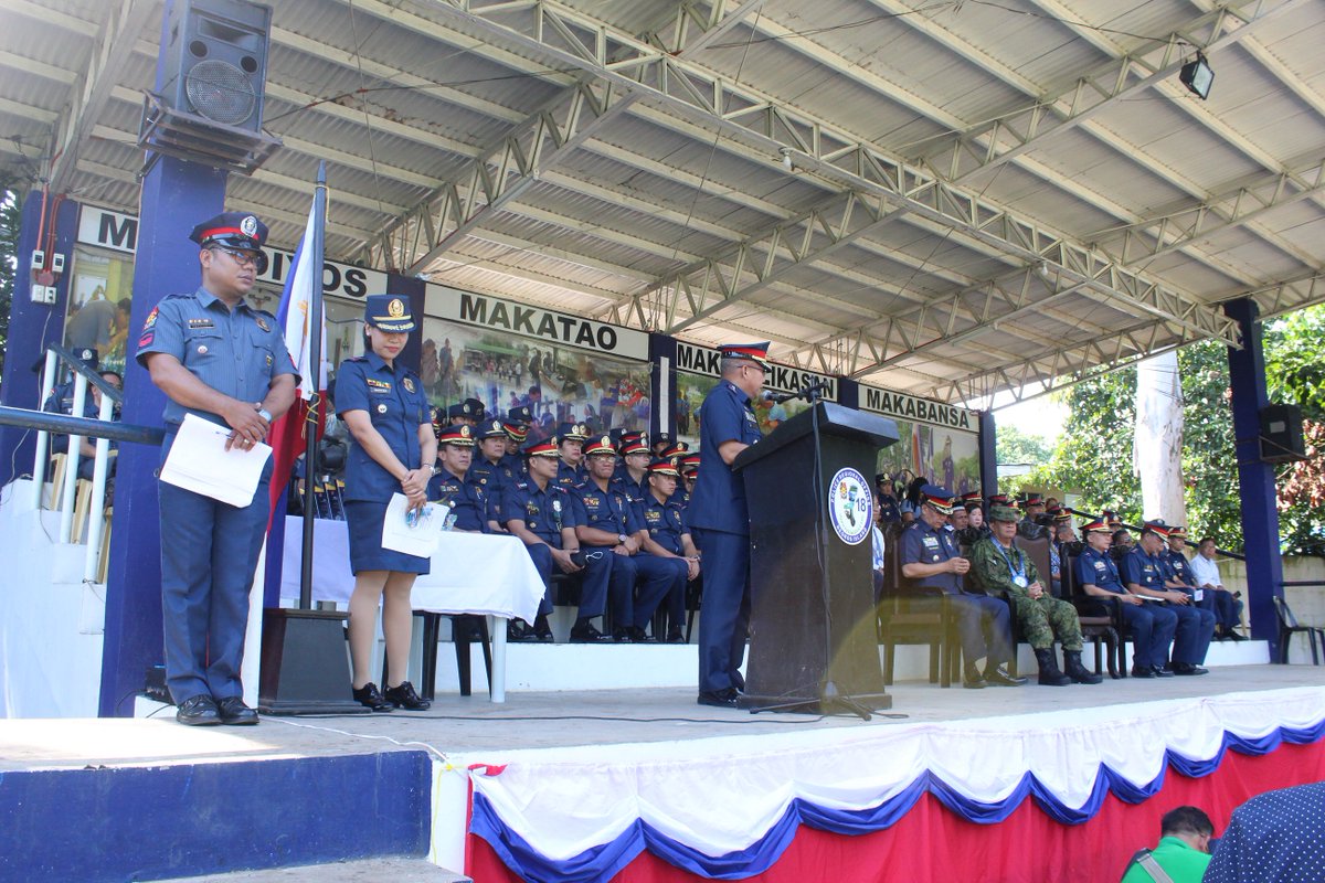 pnp_rpcrdpro18's tweet photo. PCSUPT EDMUND GONZALES, RD gave the message during the 116th Police Service Anniversary held at Camp Alfredo M Montelibano Sr. Bacolod City. https://t.co/xEO1M7AiCC