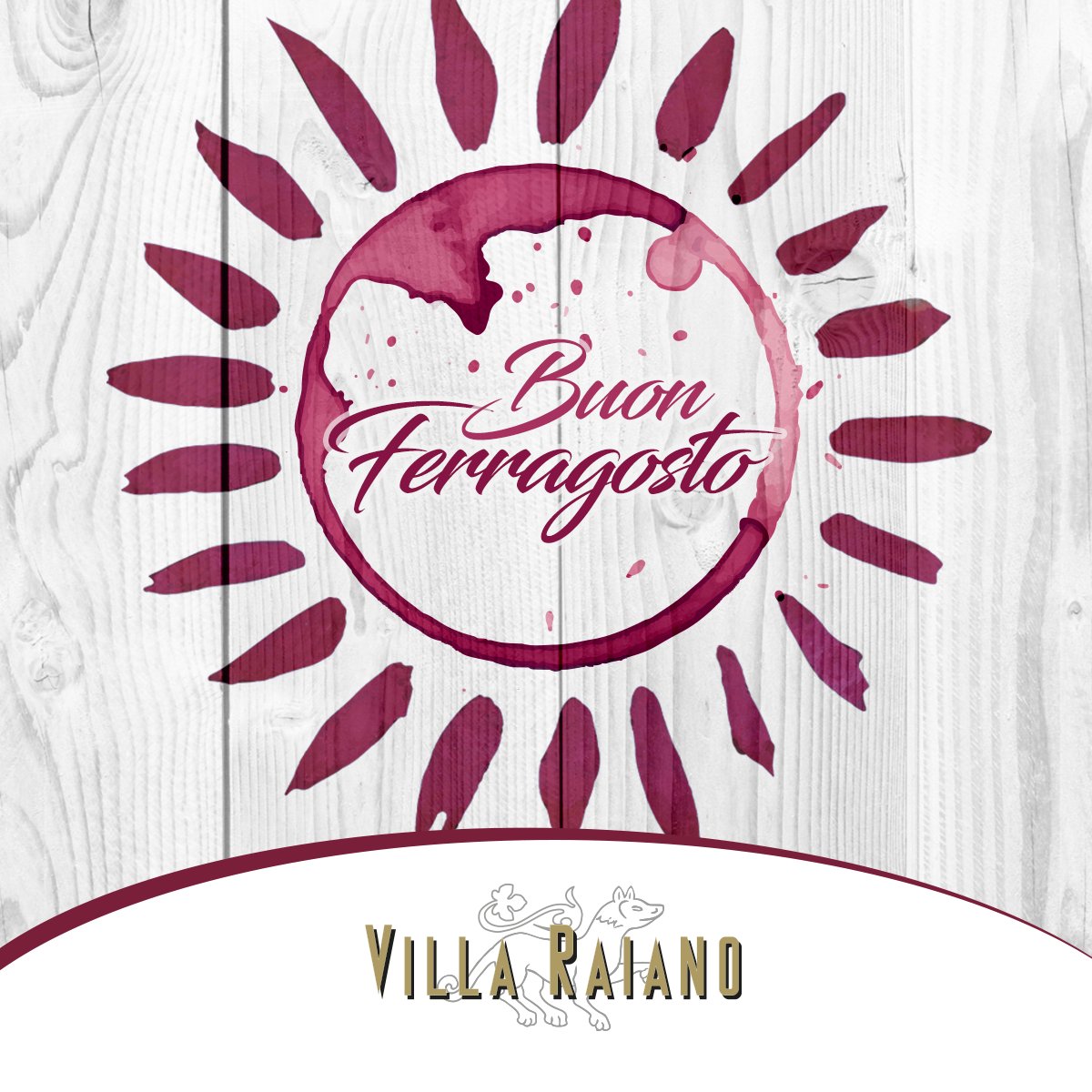 Buone vacanze da <a href="/villaraiano/">Villa Raiano</a>