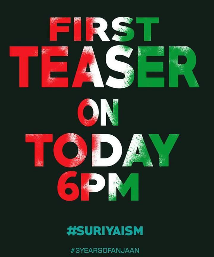 TeamSFK's tweet photo. #Suriyaism Teaser Today 6PM👍
@Suriya_offl @rajsekarpandian https://t.co/BoMMkItzf9
