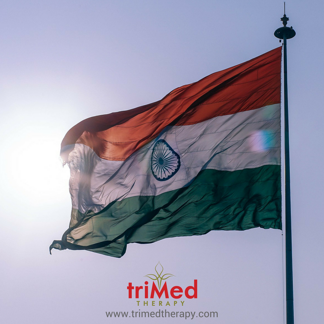 TrimedTherapy's tweet photo. Wishing everyone an #HappyIndependanceDay, Let's celebrate the breath of freedom and be #united for greater good! #IndependenceDayIndia https://t.co/Z0fmm6NAhs