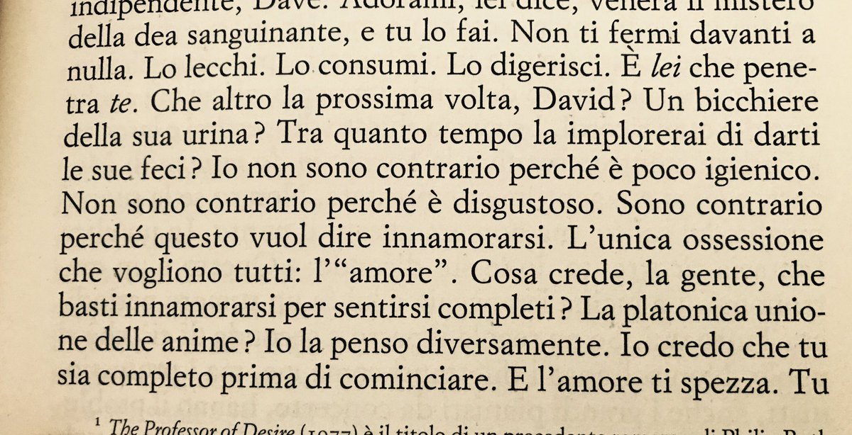 manuvalent3's tweet photo. Di nuovo...sempre più animalesco...#l'animalemorente #philiproth https://t.co/ywVtxNEbFS