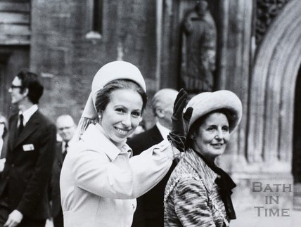 Happy Birthday to Princess Anne, who visited Bath to open the Leisure Centre in 1975.  