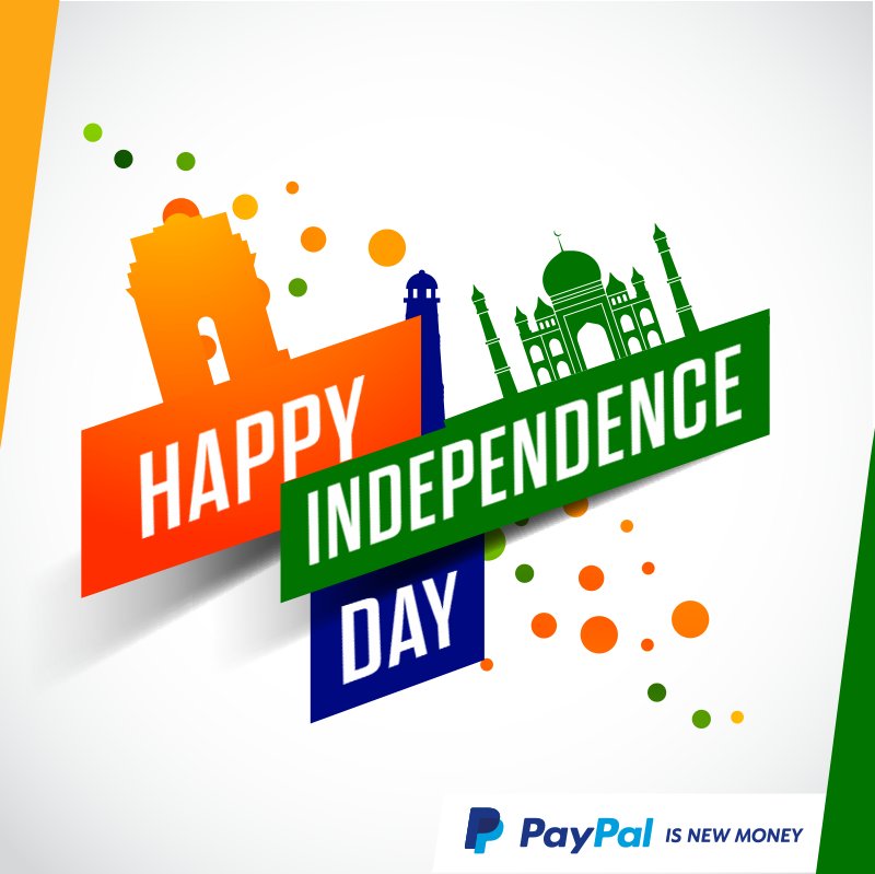 PayPalIN's tweet photo. It’s time to pay homage to the past as we #SwitchToNew. PayPal wishes everyone a Happy Independence Day! https://t.co/ix9Gdx9TJi