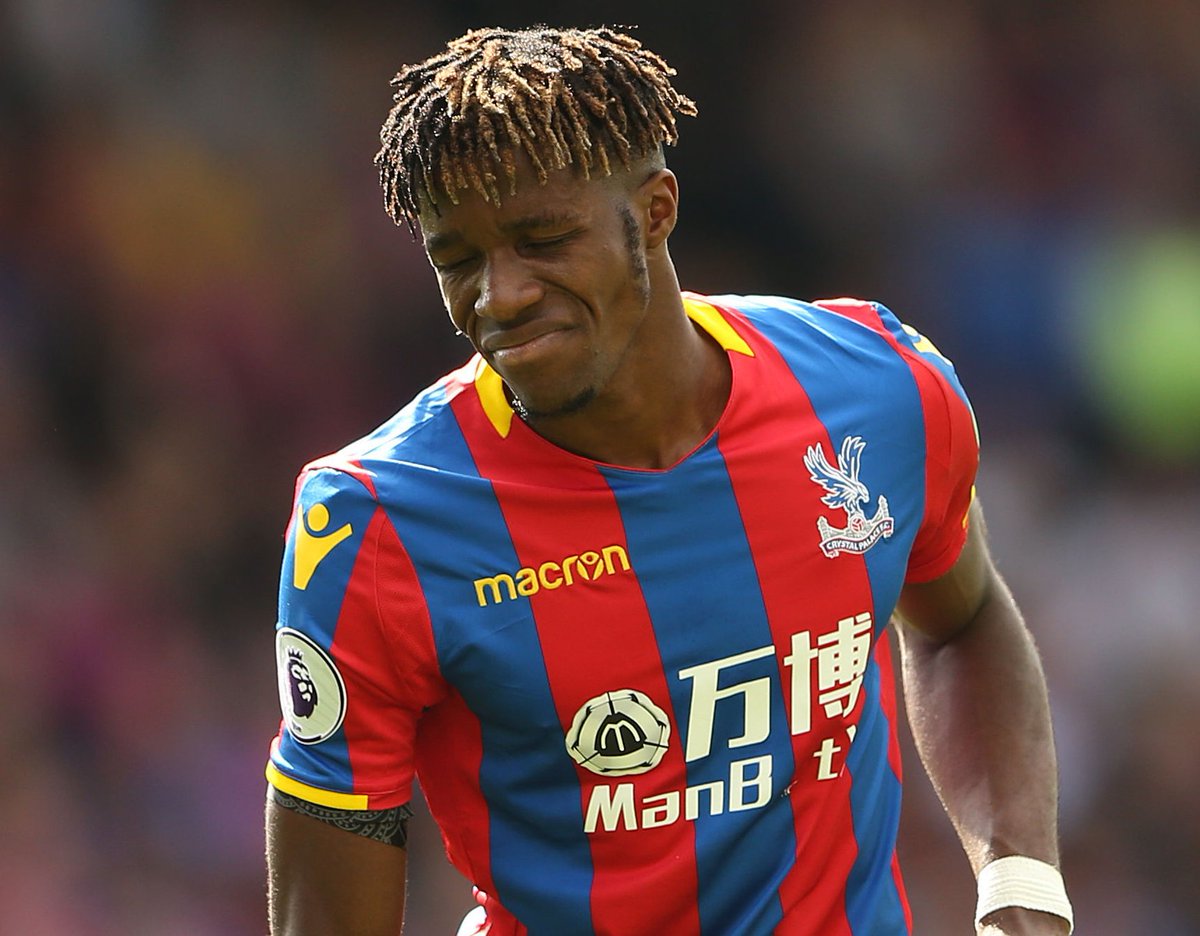 Image result for wilfried zaha in stress