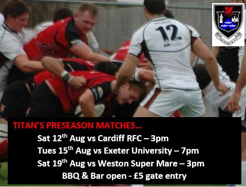 TnConferencing's tweet photo. Rugby &amp; a pint TONIGHT at Titan's preseason - @exeteruni @7pm or Sat @westonrugbyfootball 19th Aug 3pm -BBQ &amp; bar -£5 entry #rugby #taunton https://t.co/dcJIujYSmt