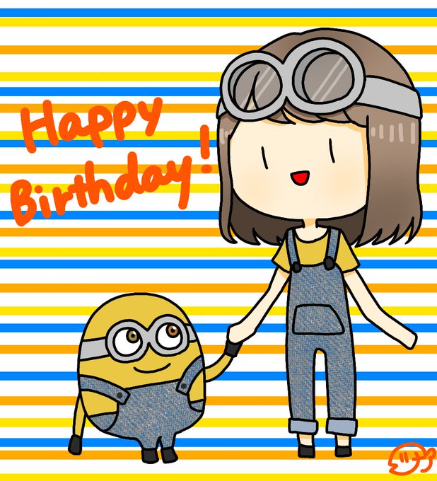 ミニオンコーデのtwitterイラスト検索結果