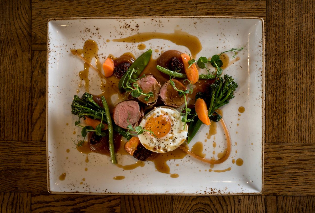 We love the flavours in our fillet of middle white pork dish! Take a look at our menu here > owl.li/d6HO30ep1Kc #Delicious