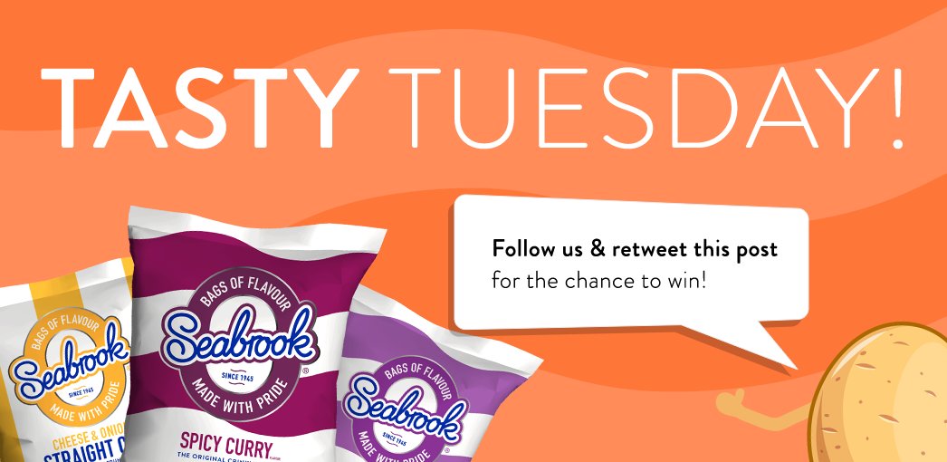 Very Tasty Tuesday! #RT and follow for the chance to #WIN a box of crisps! 
(UK Only)