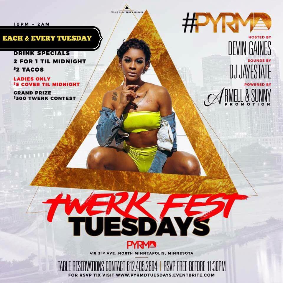 JayEstate's tweet photo. Tonight #pyrmd #TacoTuesday #tittytuesday #twerkfest #Tuesday https://t.co/uxnmhLRzsN