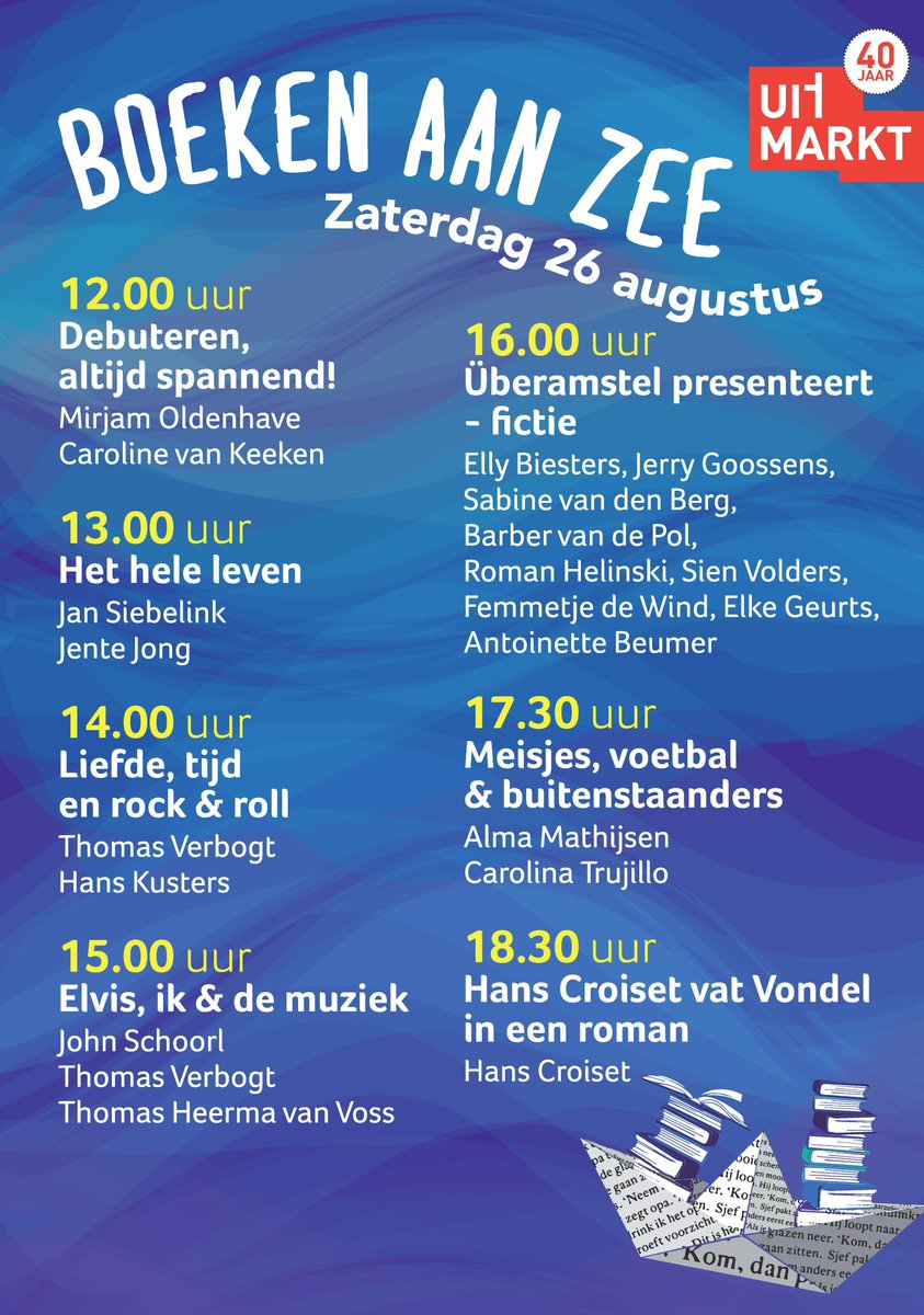 LebowskiBooks's tweet photo. Opening van het literaire najaar @Uberamstel komt er aan! Dit jaar op de @Uitmarkt bij @OBAmsterdam: zat 26 aug FICTIE en zon 27 NON-FICTIE. https://t.co/UsGjXzJCHD