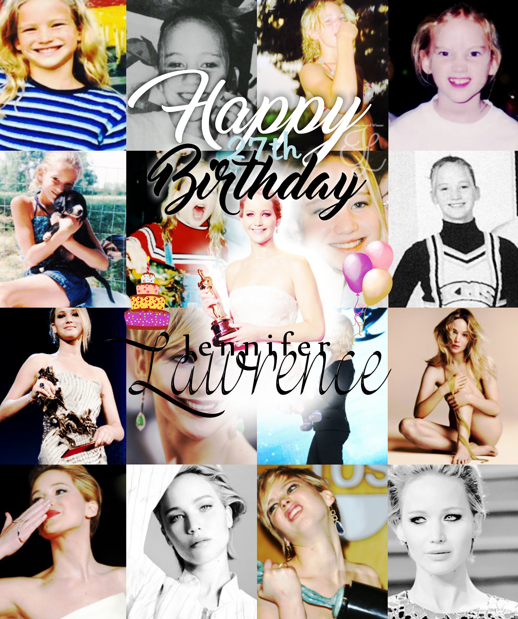 Happy Birthday to my talented and beautiful and lovely Jennifer Lawrence.      