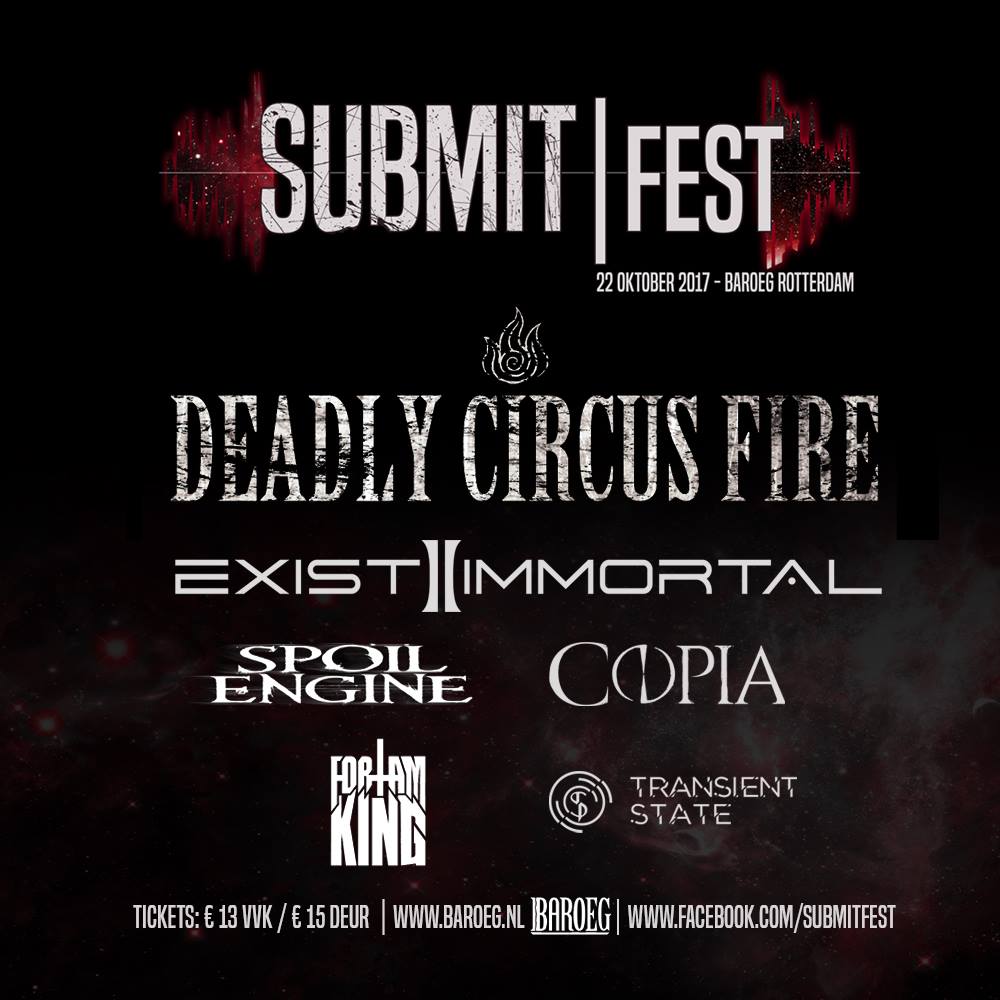 Chronicbias's tweet photo. @festivalinfo @Baroeg Met @ForIAmKingBand, @spoilengine , @DeadlyCircus , @ExistImmortal , #Copia &amp; #transientstate in @Baroeg https://t.co/pjFzlB9id4 https://t.co/hinweorBmG
