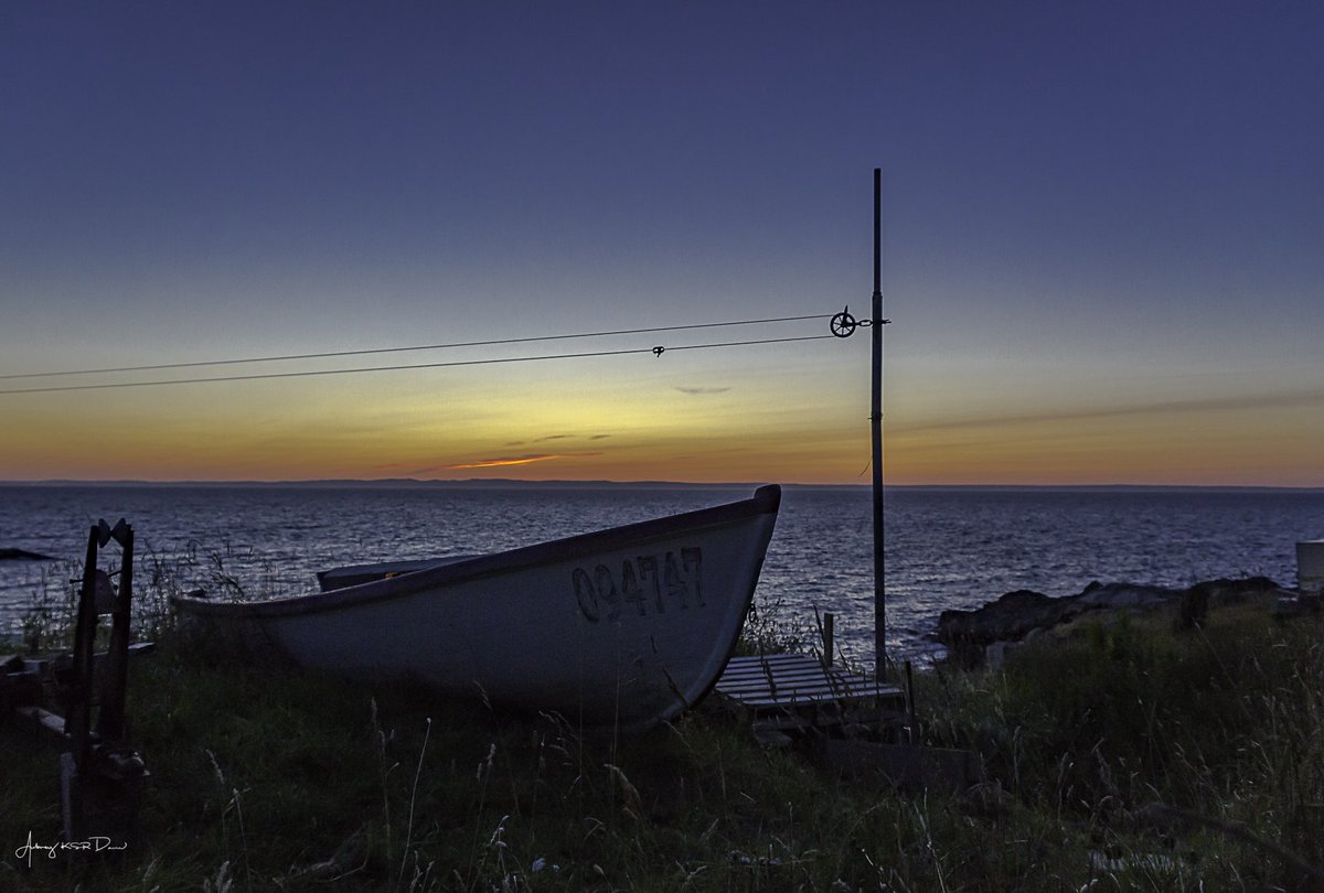 “Taking a Break” at Bauline, Newfoundland.