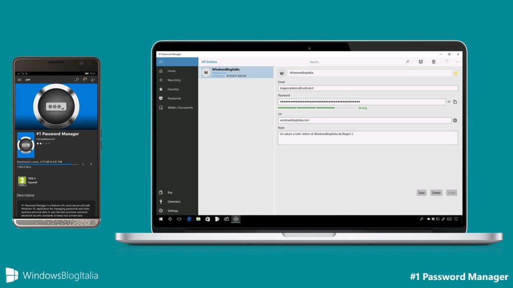 ivandonofr's tweet photo. Download #1PasswordManager, il gestore password per PC, tablet e smartphone Windows 10 https://t.co/qbRKlPeaGs https://t.co/29HyTihIEr