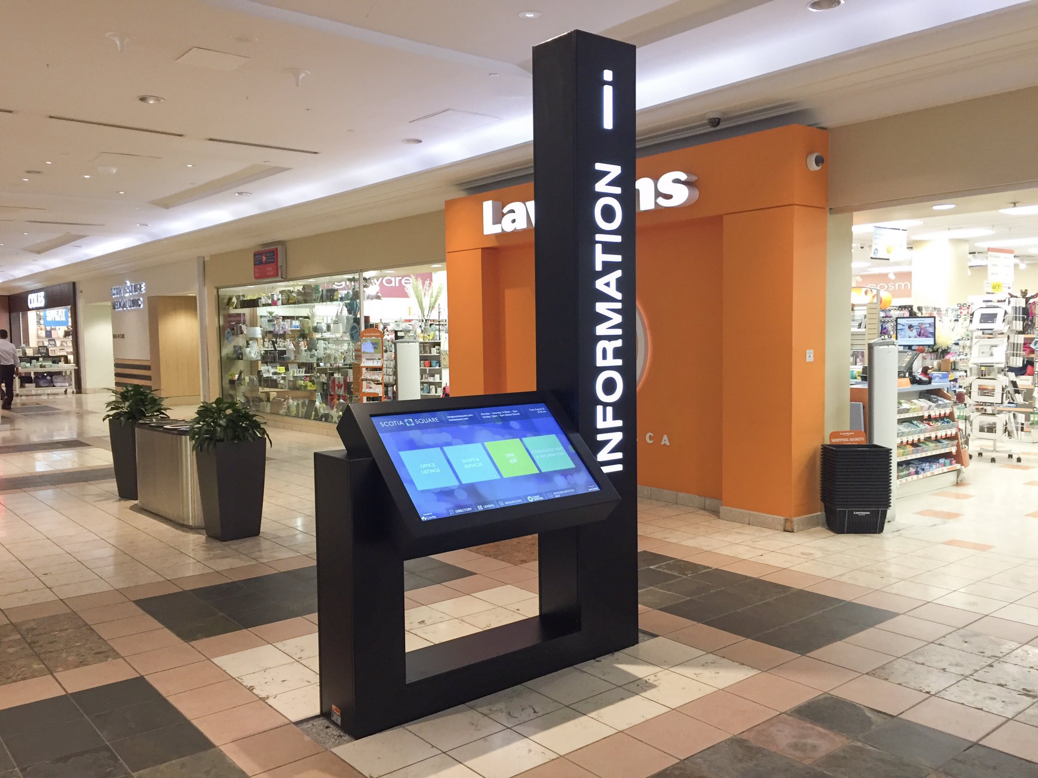 Scotia Square on Twitter "Two new information wayfinding signs are up
