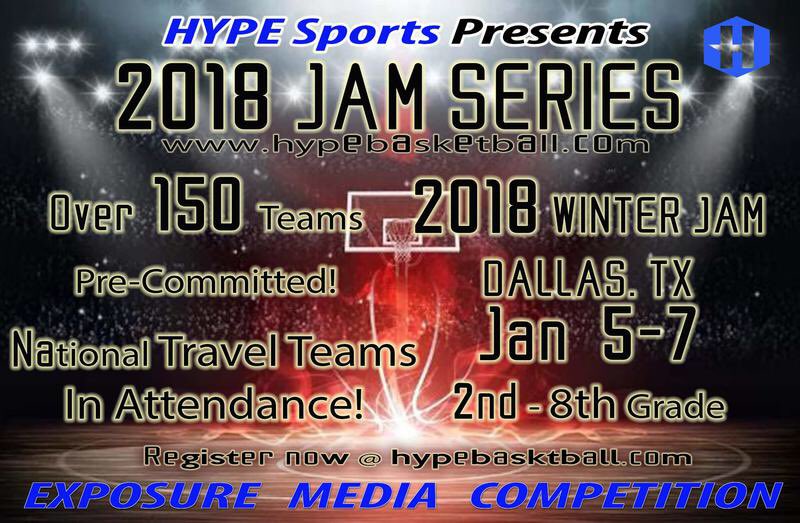 hypesports's tweet photo. 2018 WinterJam #precommitted list! First 180 teams that register! Links up between now and Nov 1st.  This will be a SOLD OUT event!🔥 https://t.co/A3nagN5VV9