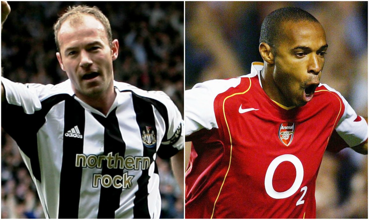 Who is the greatest striker to grace the Premier League? RT – Alan Shearer ❤️ – Thierry Henry