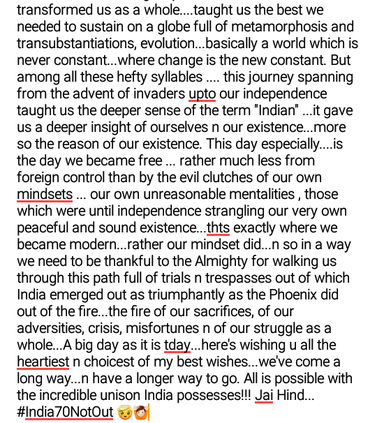 TheNomadExpress's tweet photo. #HappyIndependenceDay #India70NotOut 👫👬👭 https://t.co/amGzB2zR6f