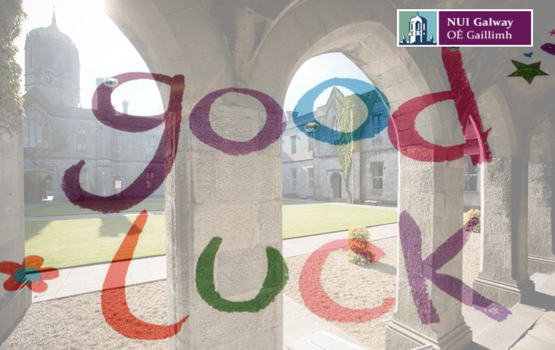 uniofgalway's tweet photo. Good luck to all #LeavingCert students receiving their results tomorrow. We look forward to welcoming you on 29 Aug https://t.co/QWR1FKXnTQ https://t.co/NbM7BLwzk0