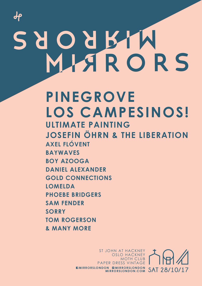 Stjohngigs's tweet photo. **Announcing** MIRRORS festival, returns Saturday 28 Oct'. Tickets on sale this Friday at 10am, ticket link to use: https://t.co/jqO4QKNfiL https://t.co/8D2Iv113Qf