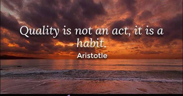 DscCreativeHub's tweet photo. "Quality is not an act, it is a habit." - Aristotle https://t.co/o4NKrmhdXI #DscCreativeHub #Quote https://t.co/xw9ZXWeNm9