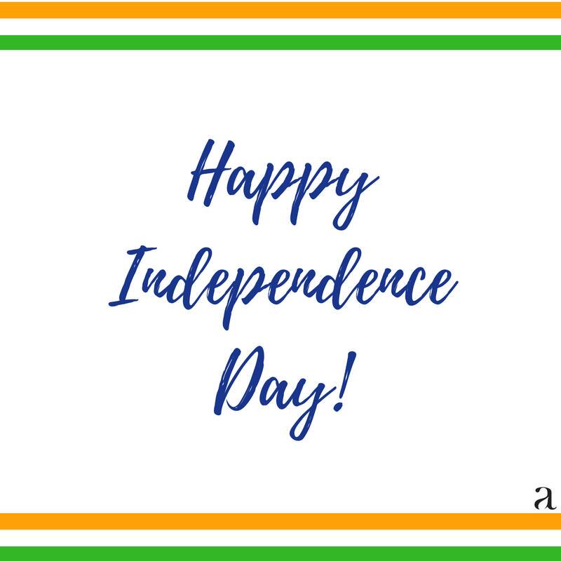 Team Arture wishes you all a very happy Independence Day :)