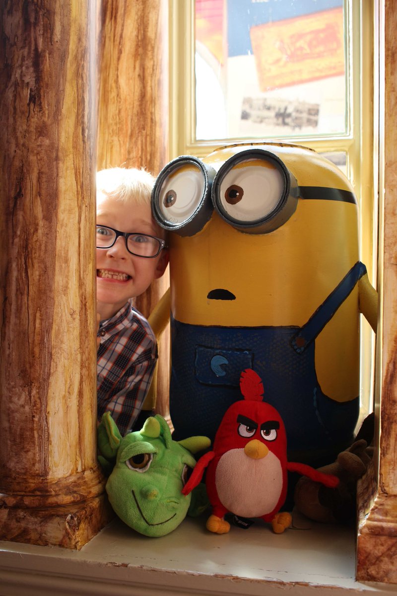 BassetlawMuseum's tweet photo. Minions have taken over the museum! #minions #retford #bassetlaw @BassetlawDC https://t.co/lOYs3ajsJw