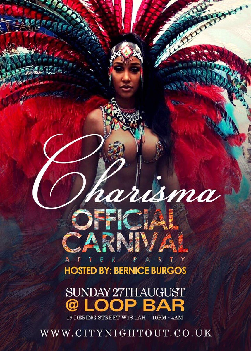 ntlents's tweet photo. Charisma | Carnival After Party 
No Work Next Day 
Tickets - https://t.co/jSQYcTzTUx
Hosted By (Bernice Burgos) https://t.co/BmM25rWHKJ