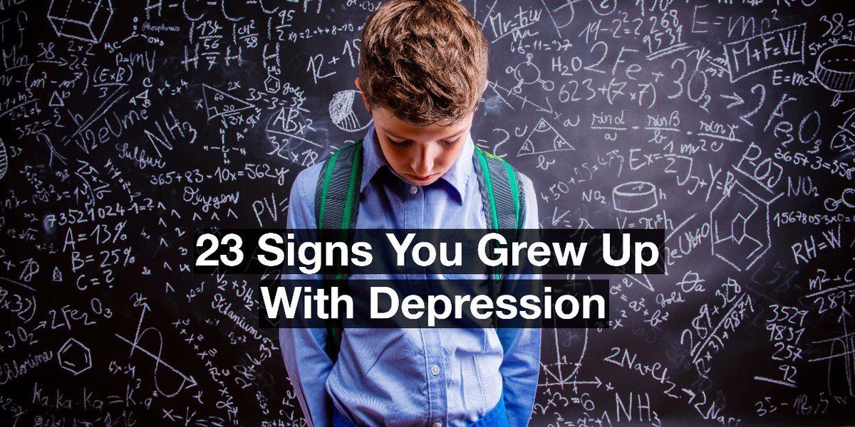 Onlinevents_saz's tweet image. 23 Signs You Grew Up With Depression - bit.ly/2vCx3iU