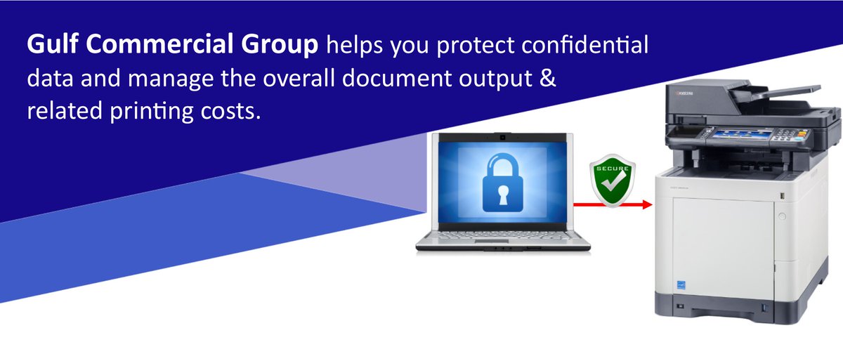 GCG_ES's tweet photo. Control Your Printing Cost, Print Secure ! #YouDreamItWePrintIt #Kyocera #MyQ #DigitalDocumentSolutions https://t.co/AfSQbhzTUW