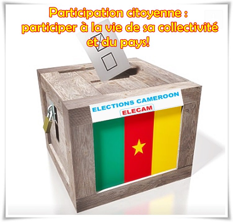 ElectionsetVous's tweet photo. Participer aux élections c’est faire un acte citoyen: https://t.co/GR8IjQOMSz #cameroun #ElecametVous https://t.co/5PdNtcTXdQ