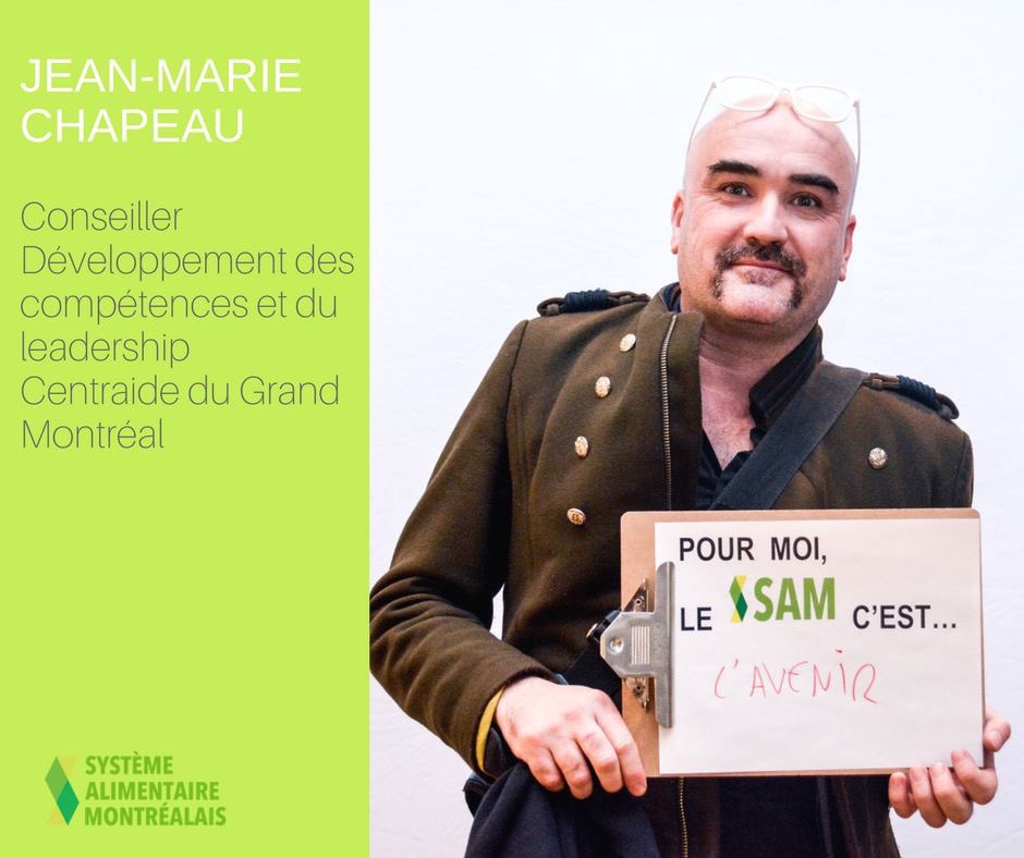 MTLenSante's tweet photo. Jean-Marie Chapeau @CentraideMtl est membre du comité de partenaires SAM. Pour Jean-Marie, le SAM c'est "l'avenir!" #PlanSAM2025 #Montreal https://t.co/ocHVrYzRuH