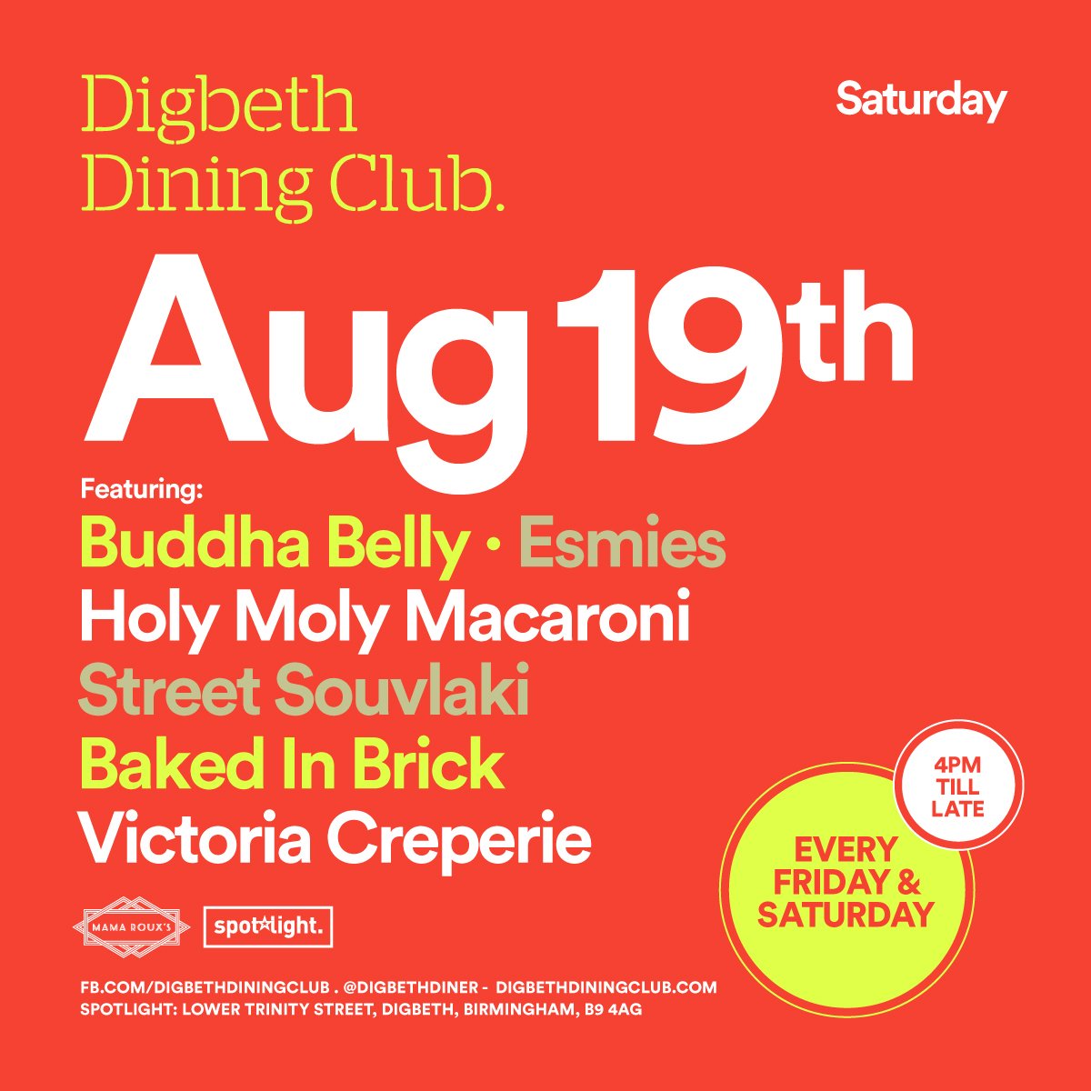 DigbethDiner's tweet photo. *** SATURDAY COMPETITION TIME ***

We launch live Saturdays this wk!

RT

2x dishes plus 4 x drinks!

Comp closes 12pm Saturday https://t.co/UFCw0vuOP5