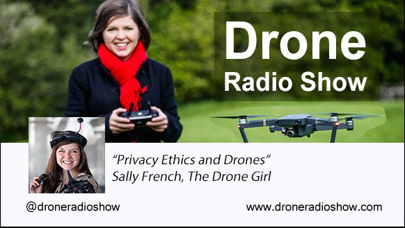 DroneRadioShow's tweet photo. Sally French will be at @interdroneexpo talking on “Privacy Issues Related to Expanded UAS Operations” @thedronegirl https://t.co/dnZyxkrjCZ https://t.co/qUvmAecoL6
