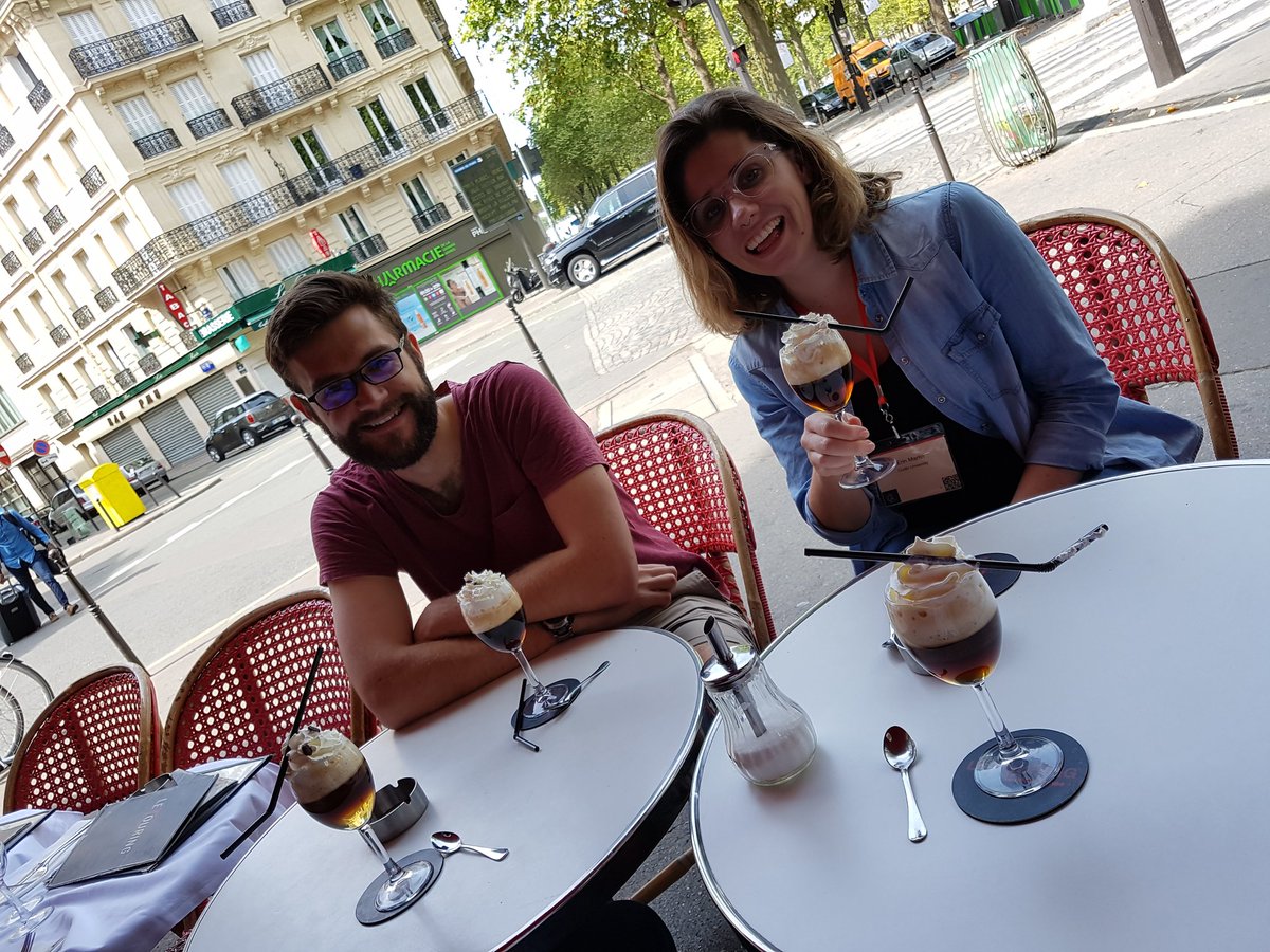 Coffee or alcohol? Why not both? <a href="/ezzatweets/">Dr. Erin Martin (she/her)</a> #conferencefuel #goldschmidt2017