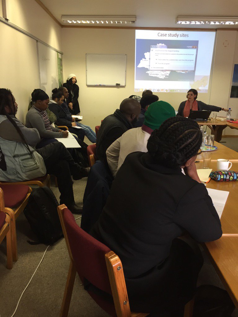 ursulafarends's tweet photo. @PLAASuwc Seminar @RuthHallPLAAS #landreformcapture in E.Cape - full house & lively discussion! https://t.co/m1WF8wiC3y