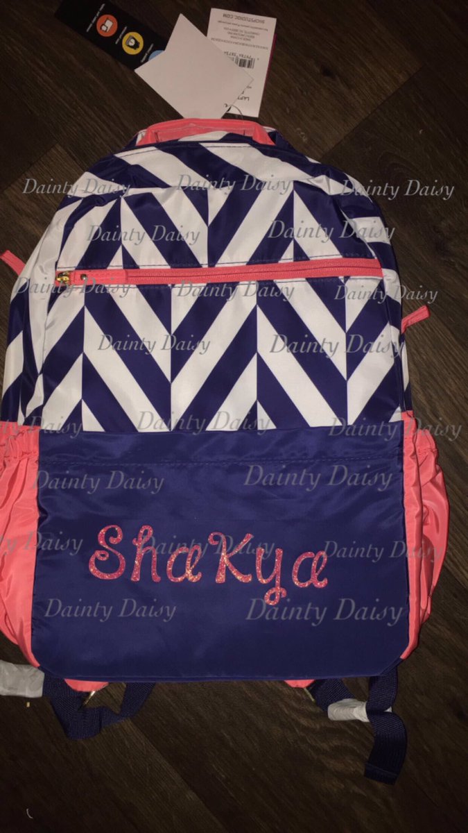 Samone_Samone93's tweet photo. #daintydaisy by @MrsTritt2U #backtoschool #Back2School #backtoschool2017 #backpack #monogram #personalized https://t.co/k1YIxmblGA