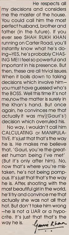 BongMadridista's tweet photo. Gauri Khan Talking about SRK ❤️
(1996) https://t.co/8vrgOTb0Vz