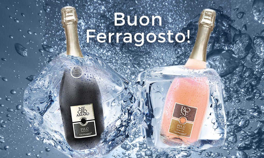 taurosso's tweet photo. Buon #Ferragosto!!! Festeggiamo insieme con BOLLICINE MADE IN SALENTO!!! Scopri di più su https://t.co/MMEJ9cFyNH #taurosso #taurossovini https://t.co/N422S2rjsr