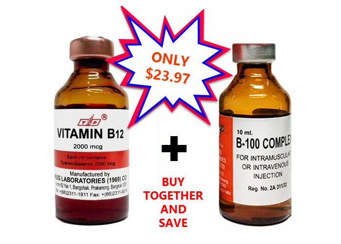 B12VitaminStore's tweet photo. Awesome COMBO PRICING B12 Injection and B-Complex #b12injection
#bcomplex #vitaminB12
https://t.co/C6OhsmLDMb https://t.co/IIzdv1LZJF