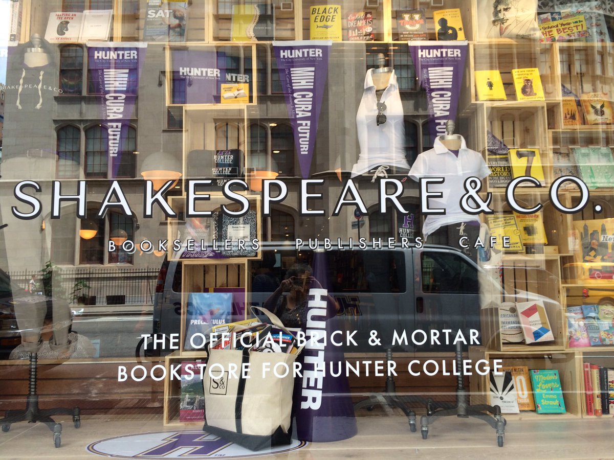ShakeandCoBooks's tweet photo. #Hunterstudents, your #college bookstore moved to #scobooks. #textbooks , #schoolsupplies, #apparel. #collegelife #huntercollege #UES https://t.co/IyYh0MDgvZ
