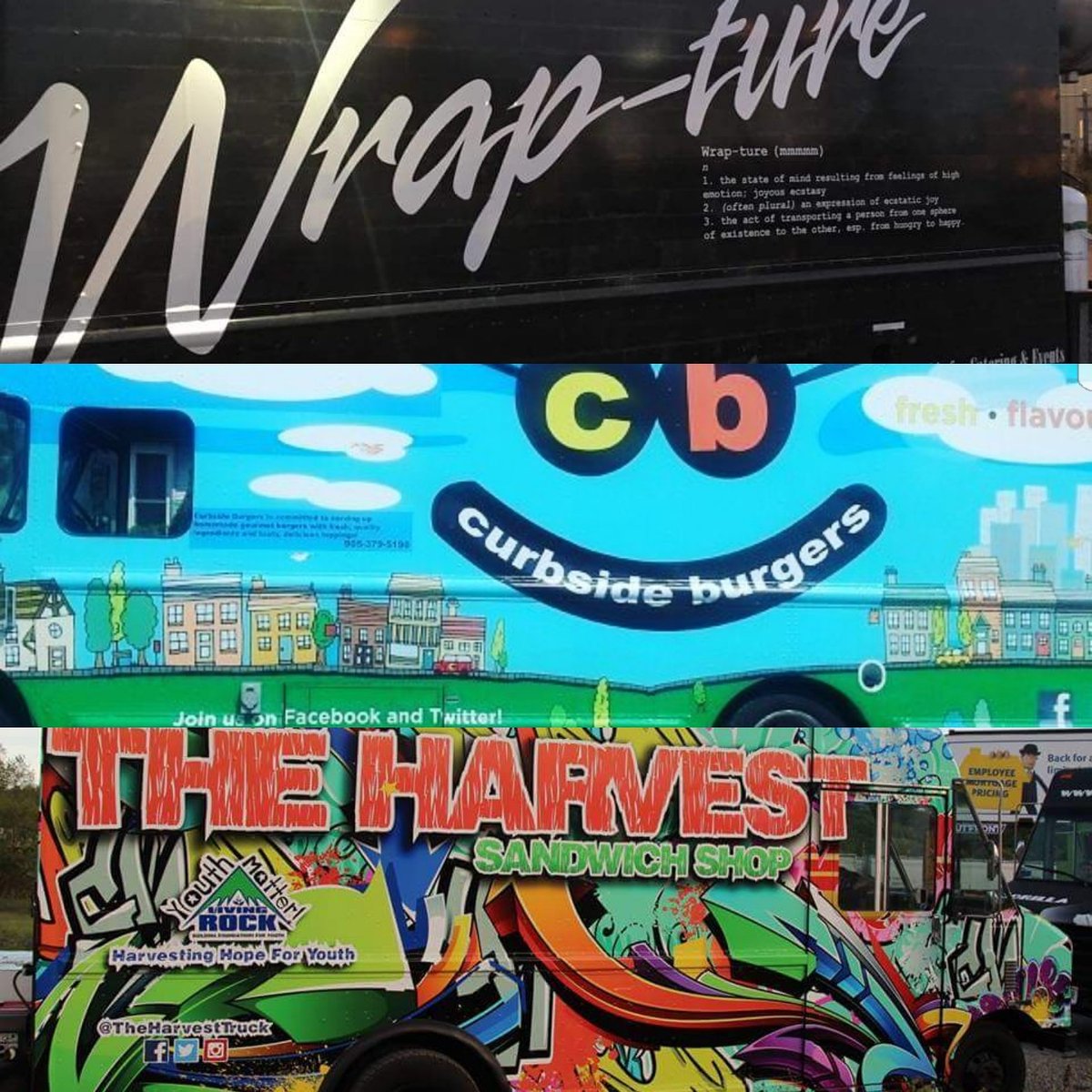 #UGGFoodTrucks Wed Aug 16th <a href="/WraptureInc/">Wrap-ture Inc.</a> <a href="/CurbsideBurger/">CURBSIDE GRILL</a> @TheHarvestTruck  #HamOnt  430 to 730 Weather looks great. See you here!