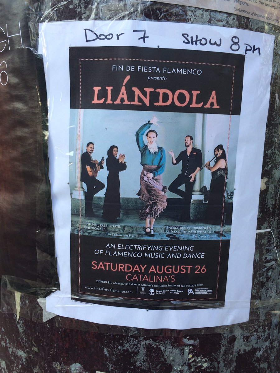 CatalinasPTBO's tweet photo. Upcoming show @CatalinasPTBO . Aug 26 #flamenco https://t.co/OIJZzYxOFO
