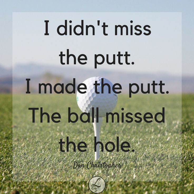 It happens. #golf #truths