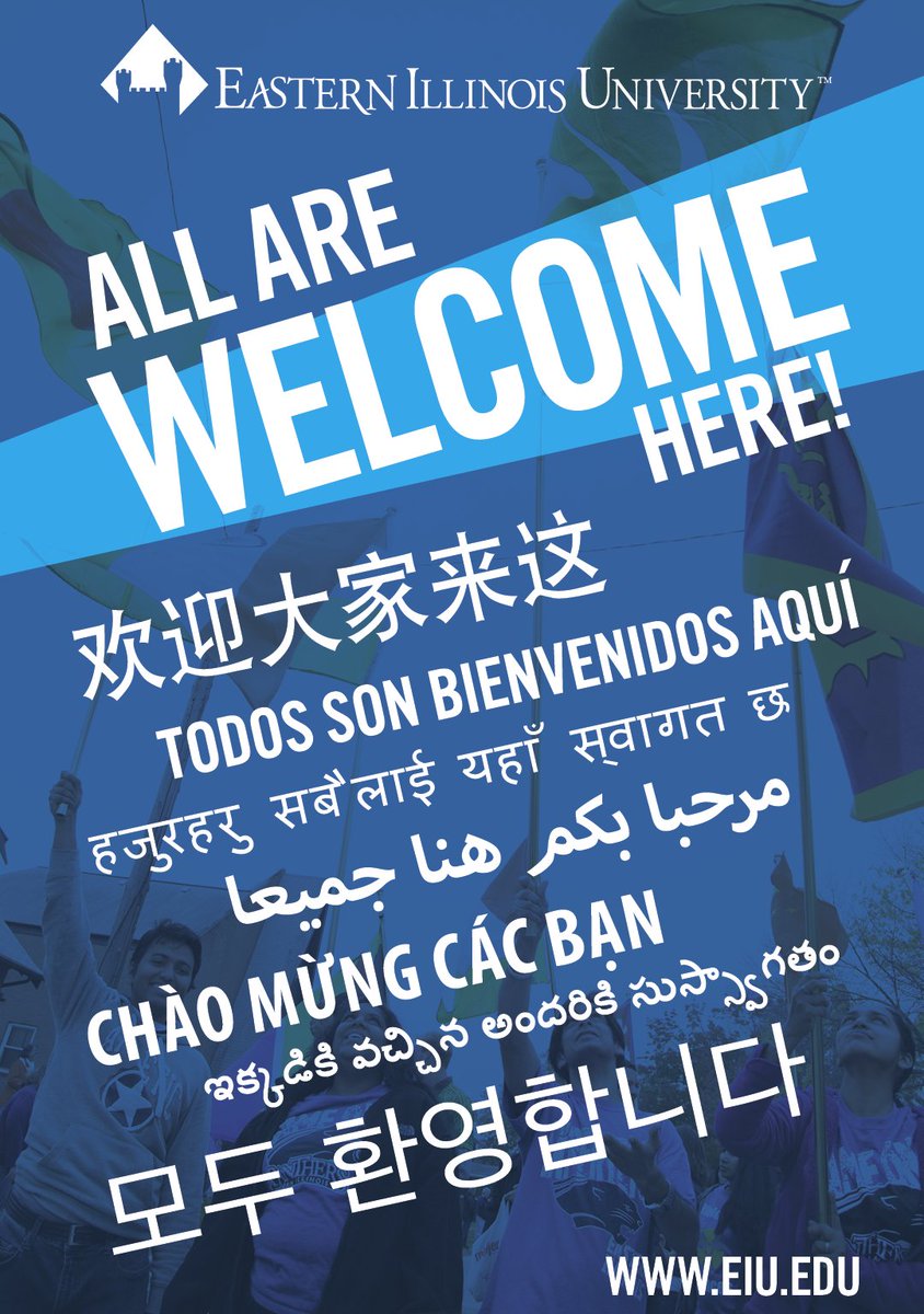 From Illinois, the United States, or around the world - all are welcome here! #EIU